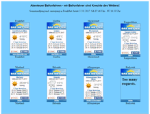 Tablet Screenshot of abenteuer-ballonfahren.de